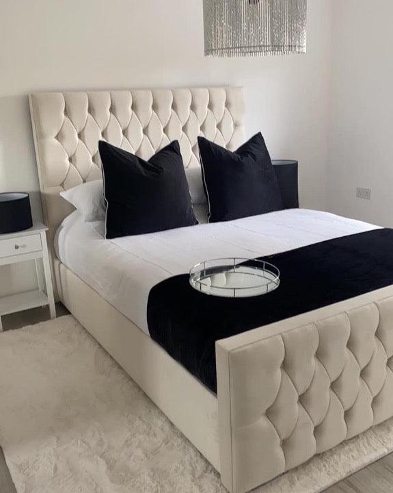 Natalia Button Bed Frame - Bed Company Ireland 